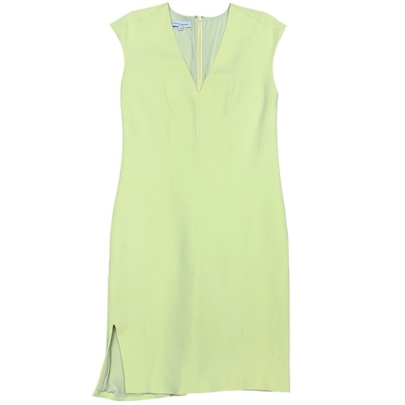 Narciso Rodriguez Bond Crepe Sheath Dress - Citrus Yellow - Size 40 - Picture 13 of 13